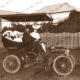A family outing in a 1905 Oldsmobile car