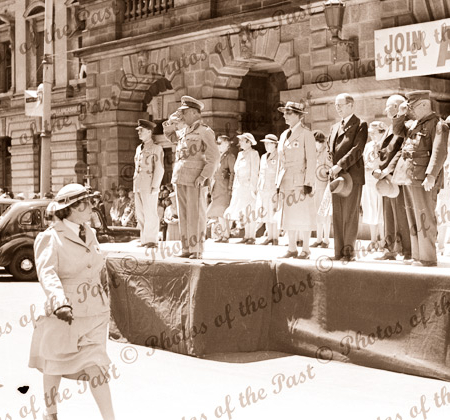 Red Cross, march past, Adelaide, Town Hall, SA South Australia 1940