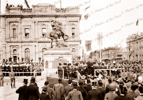 Opening Ceremony - Boer War Memorial, North Tce, Adelaide, SA. June 1904. South Australia