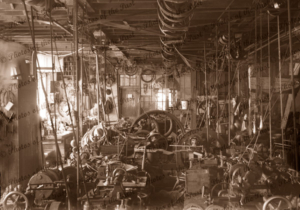 A.W.Dobbie & Co's workshop, Adelaide (cnr Gawler & Featherstone Pl's), SA South Australia, 1872