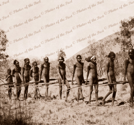 Aborigine hunting party, 1932