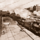 Melbourne Express leaving Adelaide Railway Station, SA. South Australia, trains Nov 1922