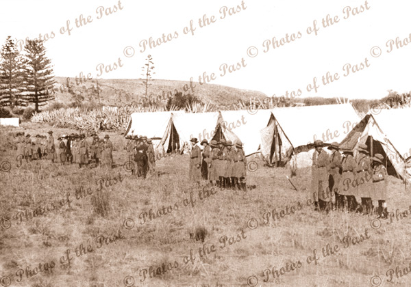 Girl Guides Easter Camp at Seacliff SA, South Australia. April 1922