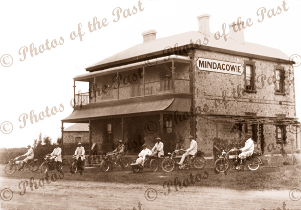 Mindacowie Guest House, Middleton, SA (motor bikes & scooters) 1914. South Australia