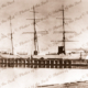3m Barque INVERLOCHY at unknown pier, built 1895. Shipping