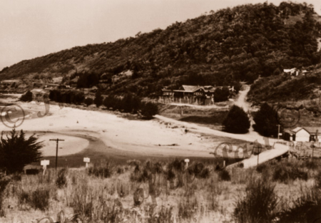 The Great Ocean Road at Wye River, Vic. Victoria.c1940s