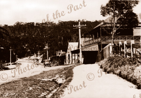 Main Street, Lorne, Vic. Victoria. Great Ocean Road c1910s