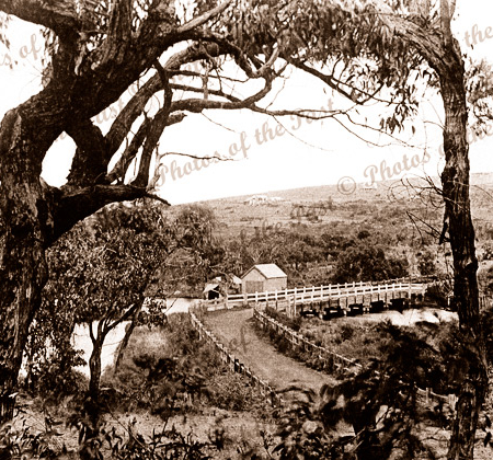 Bridge over Anglesea River, Vic. 1904. Victoria. Great Ocean Road