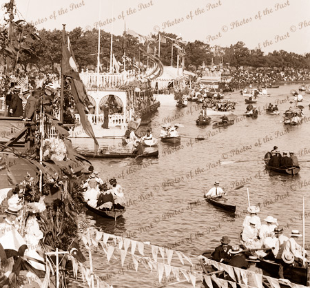 Henley on the Yarra, Melbourne. Vic. c1910s. Victoria. Boating