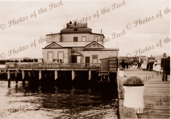The pavillion on St. Kilda Pier, Melbourne, Vic.Victoria. c1940s