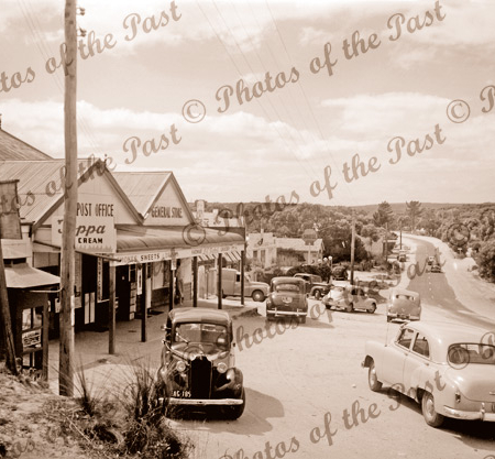 The General Store and Post Office, Anglesea, Vic. c1950s. Victoria. Great Ocean Road.
