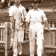 Australian Cricketets, Victor Richardson & Clarrie Grimmett, walking to bat, c1930s