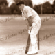 Australian cricketer, Ron Hammence with bat. c1936