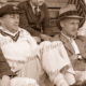 Don Bradman & Clarrie Grimmett - watching the cricket c1930s