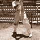 Australian cricketer, Sid Barnes in the nets. c1937