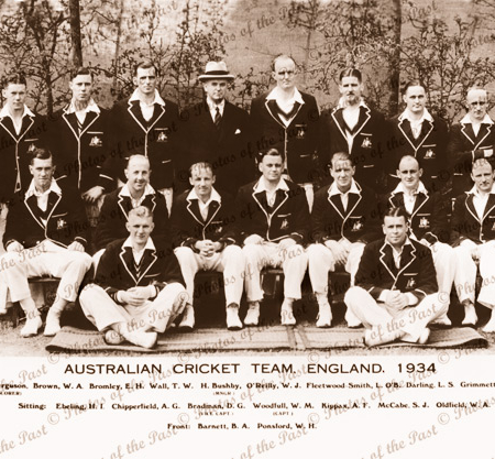 Australian Cricket team in England, 1934