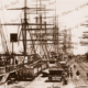 Sandridge Pier, Melbourne, Vic.c1870s. Victoria. Shipping
