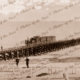 Largs Bay jetty with train, SA. South Australia. c1880s