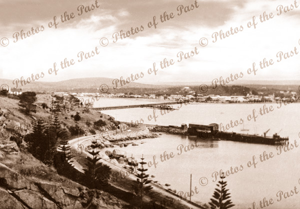 Victor Harbor from Granite Island, SA c1910. South Australia