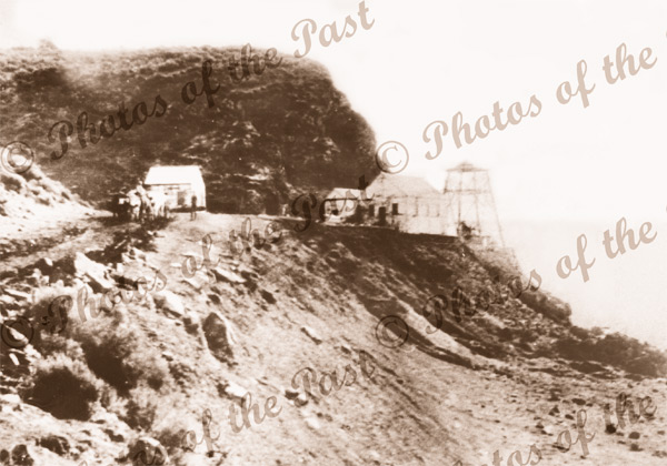 Phillips' Yattagolinga copper mine, Rapid Bay, SA.c 1880s. South Australia