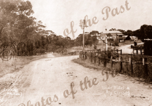 Belair/Glenalta railway crossing, SA. c1910. South Australia