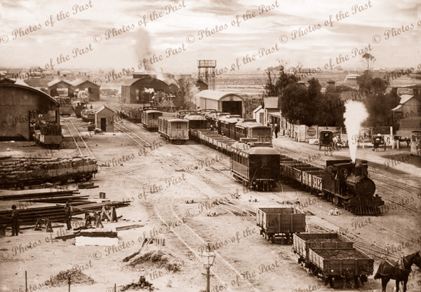 Port Pirie South Railway Station, SA. 1909. South Australia. Trains