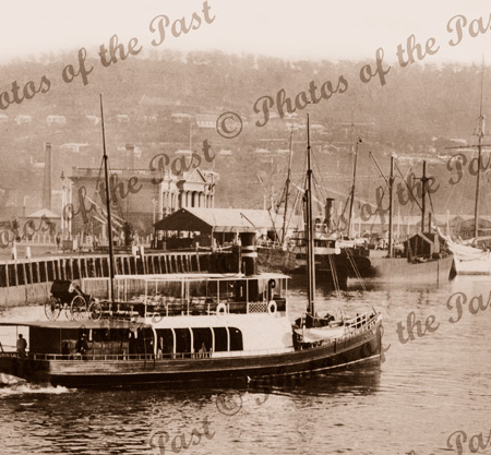 Shipping in Launceston, Tasmania. Ferry 'CENTENNIAL', 1901