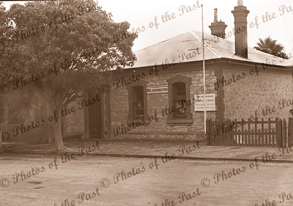 M. Lackington's General Store, Goolwa SA 1935. South Australia