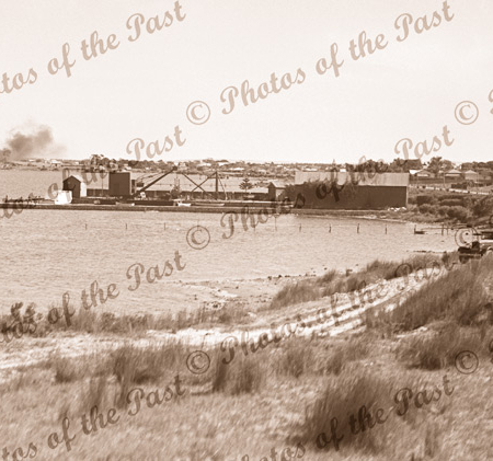 Goolwa SA. View to township. Dec 1935. South Australia