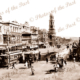 King William Street, looking south. SA. c1910s. trams. South Australia