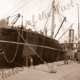 SS PATHAN, Port Adelaide, SA. South Australia. c1890s. Shipping