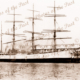 4m barque BELLANDS at wharf built 1891. shipping