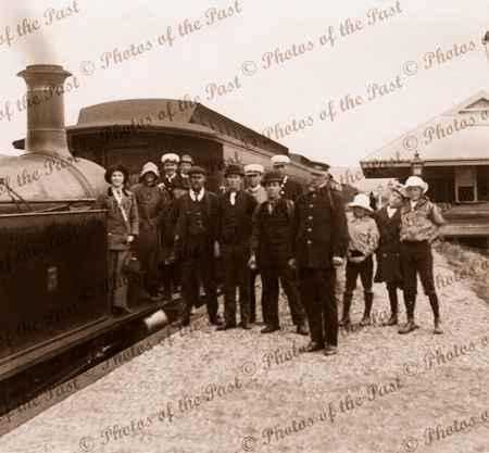 First train from Adelaide to Brighton SA, Nov 24 1913. South Australia
