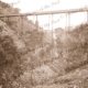 Sleeps Hill railway viaduct, Eden Hills, SA. 1900. South Australia
