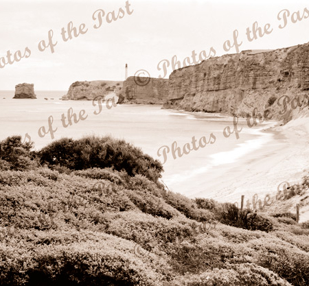 Sandy Gully Beach, Aireys Inlet, Vic.Victoria. Great Ocean Road. c1910s