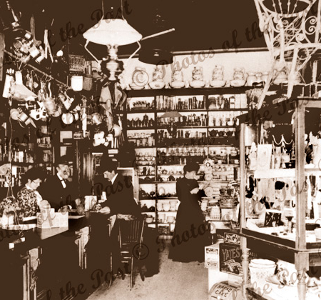 Interior of General Store, Millicent, SA, c1900. South Australia
