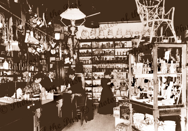 Interior of General Store, Millicent, SA, c1900. South Australia