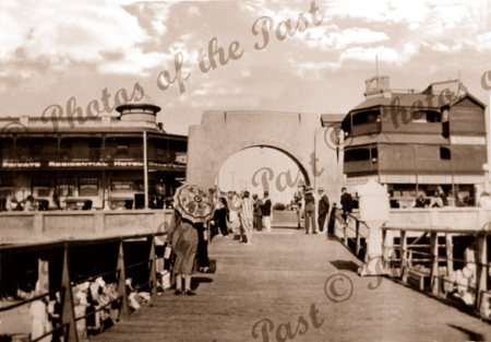 Brighton, SA. South Australia. 1928. Jetty, Pier, foreshore