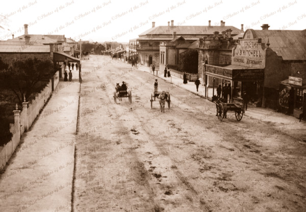 George Street, Millicent S.A. c1900. South Australia. Horse & carriage