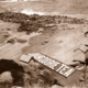 Ladies' bathing beach, Port Elliot, SA. 1908. Angoorie Tea. South Australia.