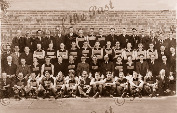 Sturt Football Club (with names) Premiers, SA. 1940. SANFL. South Australia