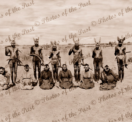 Group of Aboriginies at Murat Bay, West Coast, SA. 1907. South Australia