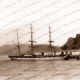 3m Barque LUTTERWORTH, Port Chalmers, NZ. Built 1868. New Zealand. Shipping