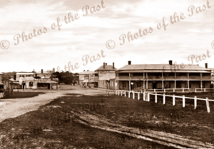 Street scene.A. Battye General Store. Victor Harbour, SA. 1907. South Australia