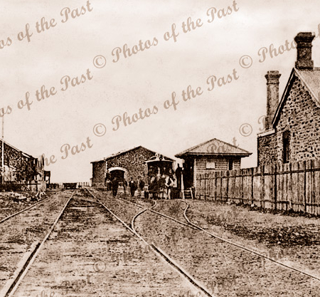Horse drawn rail car, Victor Harbor, SA. South Australia. 1874