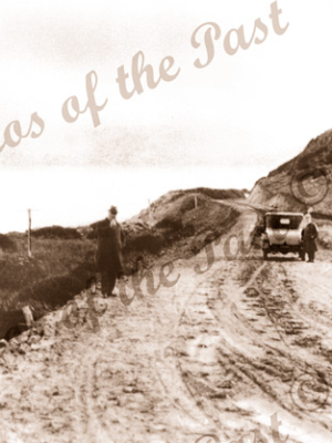 The Great Ocean Road at "Fairhaven", Vic. 1920s. Victoria. Car