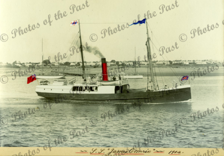 SS JAMES COMRIE in Port River, SA. 1904. South Australia