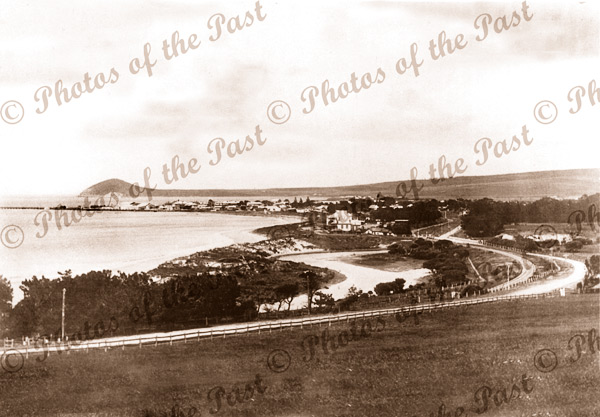 View across Victor Harbor to the Bluff, SA. c1910. South Australia