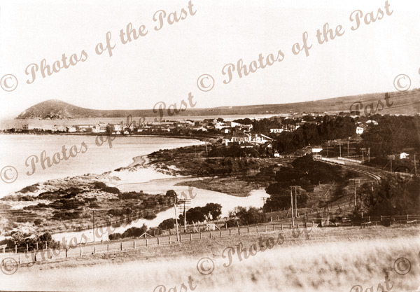 View across Victor Harbor to the Bluff, SA. c1910. South Australia (closer)