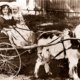 Goat cart with two children. c1900